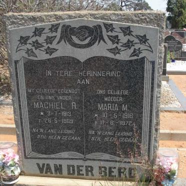 BERG Machiel  A., van den 1913-1969 &amp; Maria M. 1916-1972