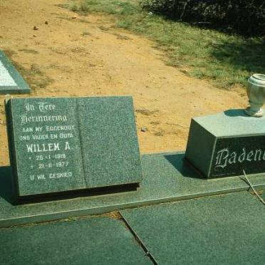 BADENHORST Willem A. 1918-1977