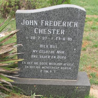 CHESTER John Frederick 1937-1995