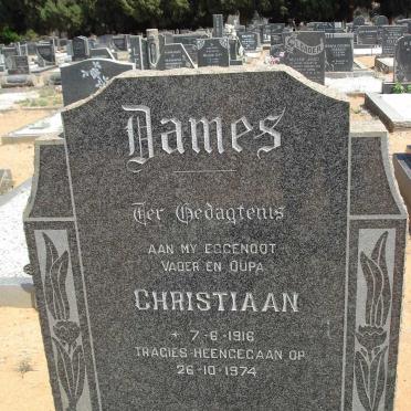 DAMES Christiaan 1916-1974