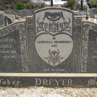 DREYER Christoffel Jacobus 1893-1961 &amp; Susanna Maria 1899-1962