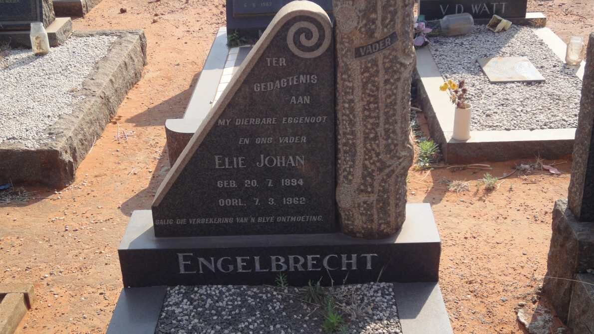 ENGELBRECHT Elie Johan 1894-1962