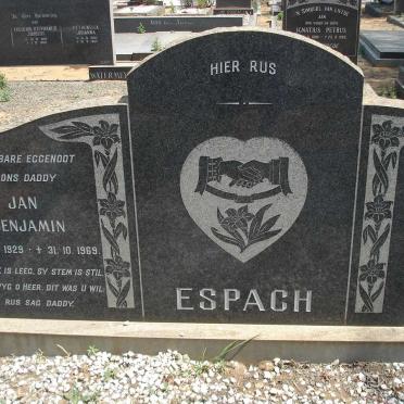ESPACH Jan Benjamin 1929-1969