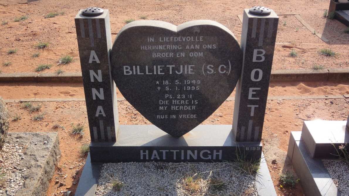 HATTINGH S.C. 1949-1995