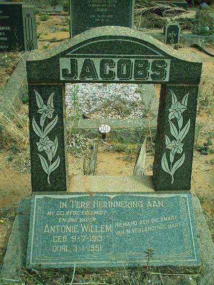 JACOBS Antonie Willem 1913-1951