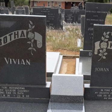 BOTHA Vivian 1936-1988 &amp; Isabella Magdalena 1932-2008 :: KLEIN Johan Ludwich 1922-1969