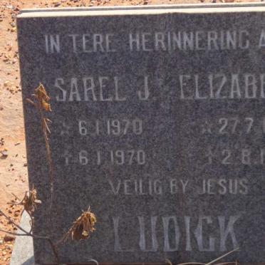 LUDICK Sarel J 1970-1970 :: LUDICK Elizabeth P. 1971-1971
