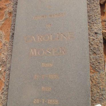 MOSER Caroline 1876-1959