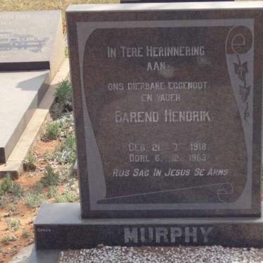 MURPHY Barend Hendrik 1918-1963