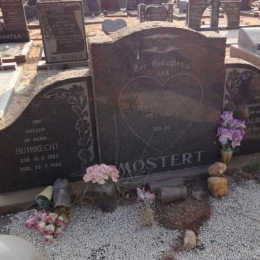 MOSTERT Albertus 189?-1963 &amp; Huibrecht 1896-1988