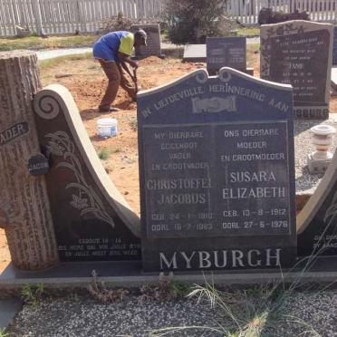 MYBURGH Christoffel Jacobus 1910-1982 &amp; Susara Elizabeth 1912-1976