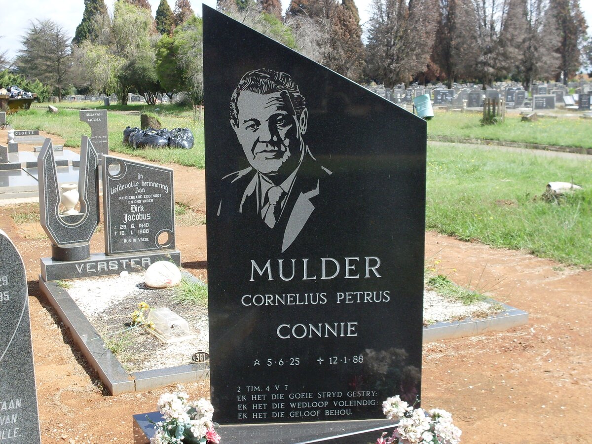 MULDER Cornelius Petrus 1925-1988