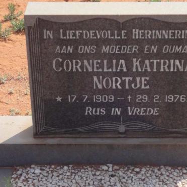 NORTJE Cornelia Katrina 1909-1976
