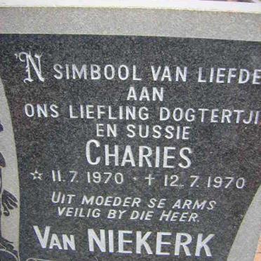 NIEKERK Charies, van 1970-1970