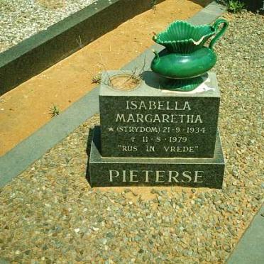 PIETERSE Isabella Margaretha nee STRYDOM 1934-1979