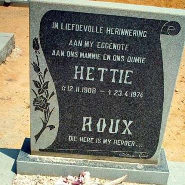 ROUX Hettie 1908-1974