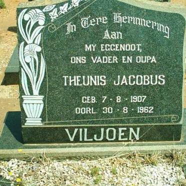 VILJOEN Theunis Jacobus 1907-1962