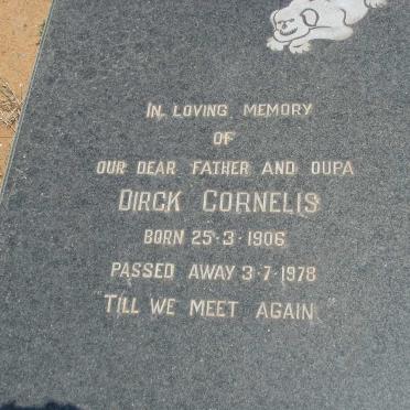 VILLIERS Dirck Cornelis, de 1906-1978