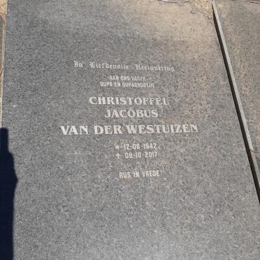 WESTHUIZEN Christoffel Jacobus, van der 1942-2017