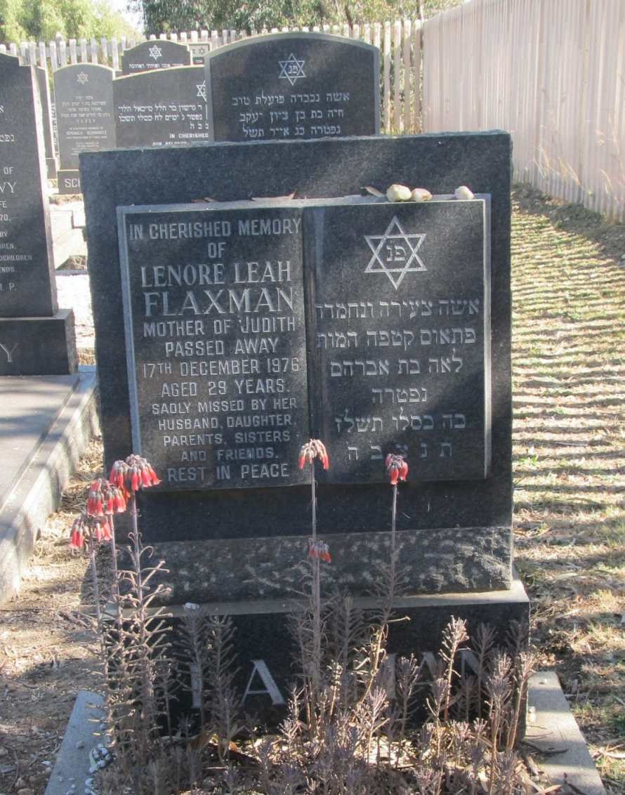 FLAXMAN Lenore Leah -1976