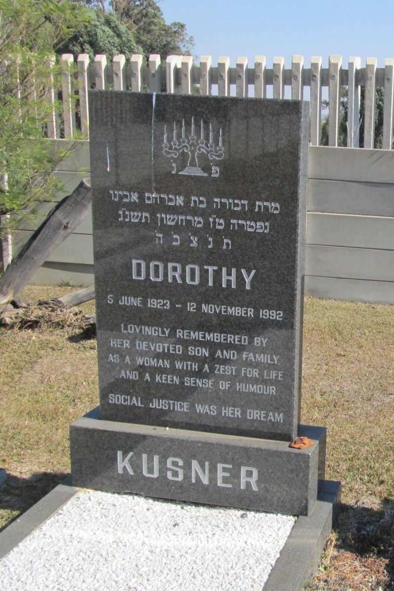 KUSNER Dorothy 1923-1992