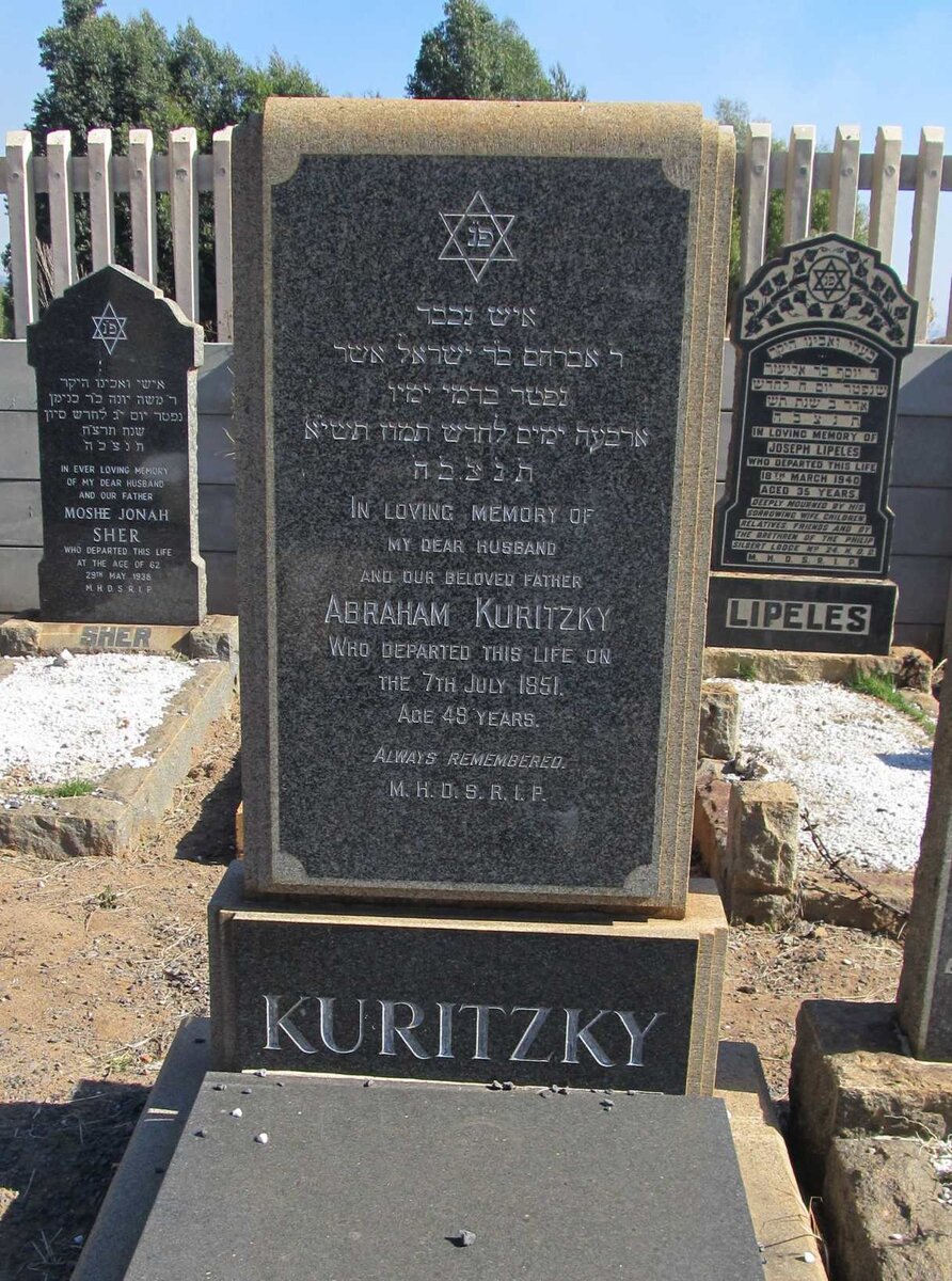 KURITZKY Abraham -1951