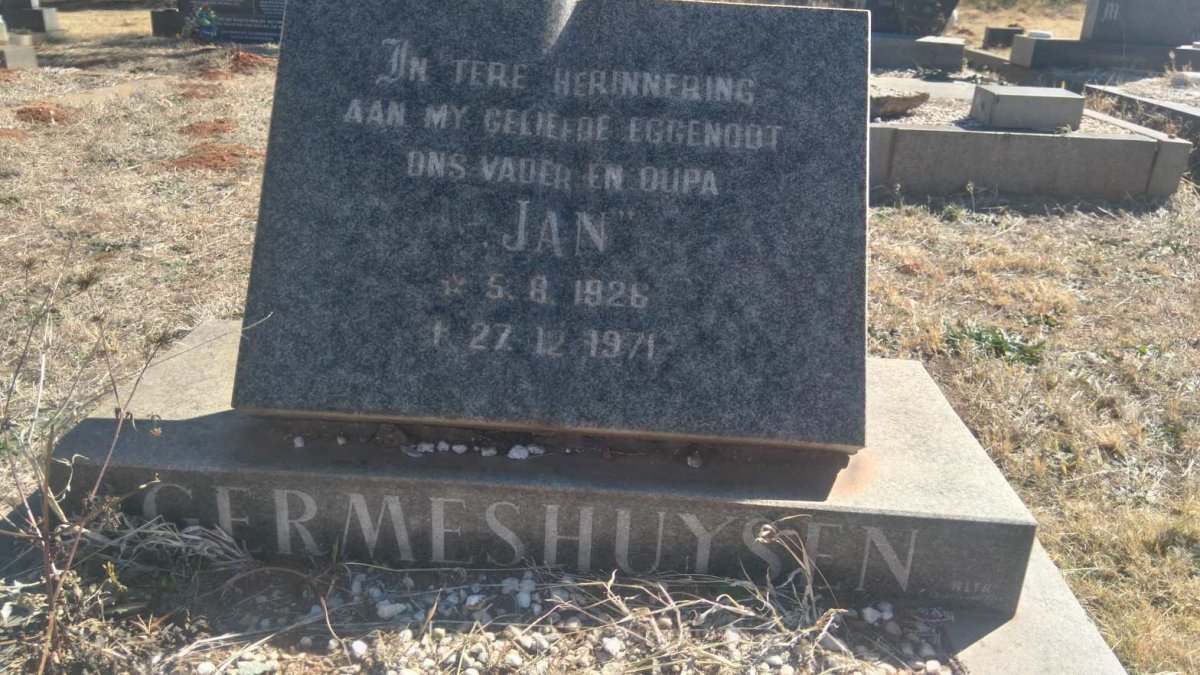 GERMESHUYSEN Jan 1926-1971