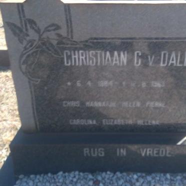 DALEN Christiaan C., v.