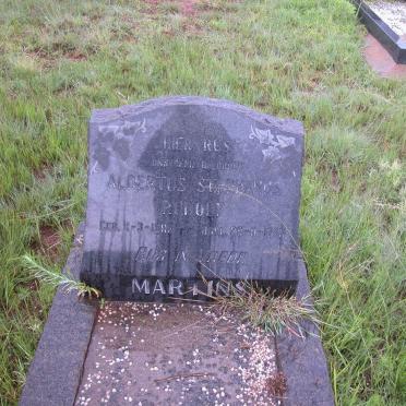 MARTINS Albertus Stephanus Rudolf 190?-1943