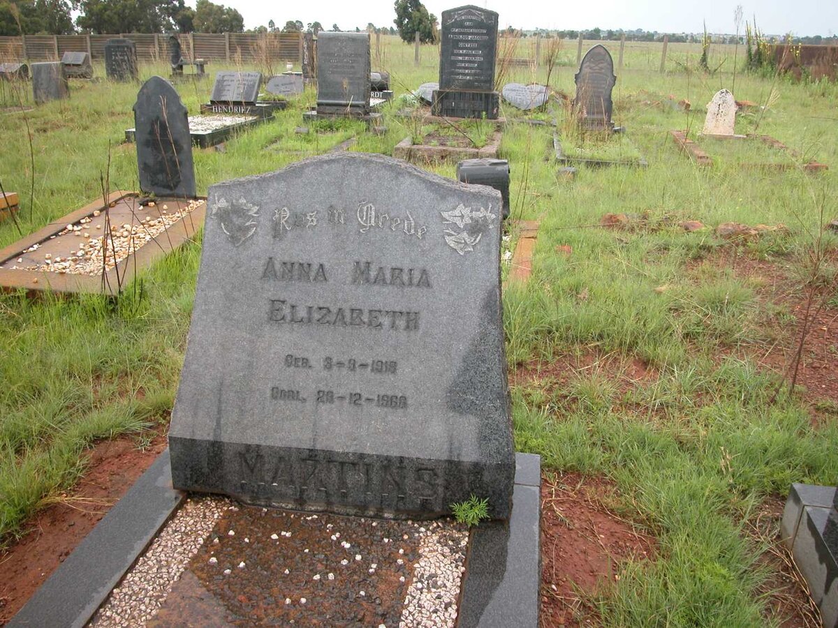 MARTINS Anna Maria Elizabeth 1918-1966