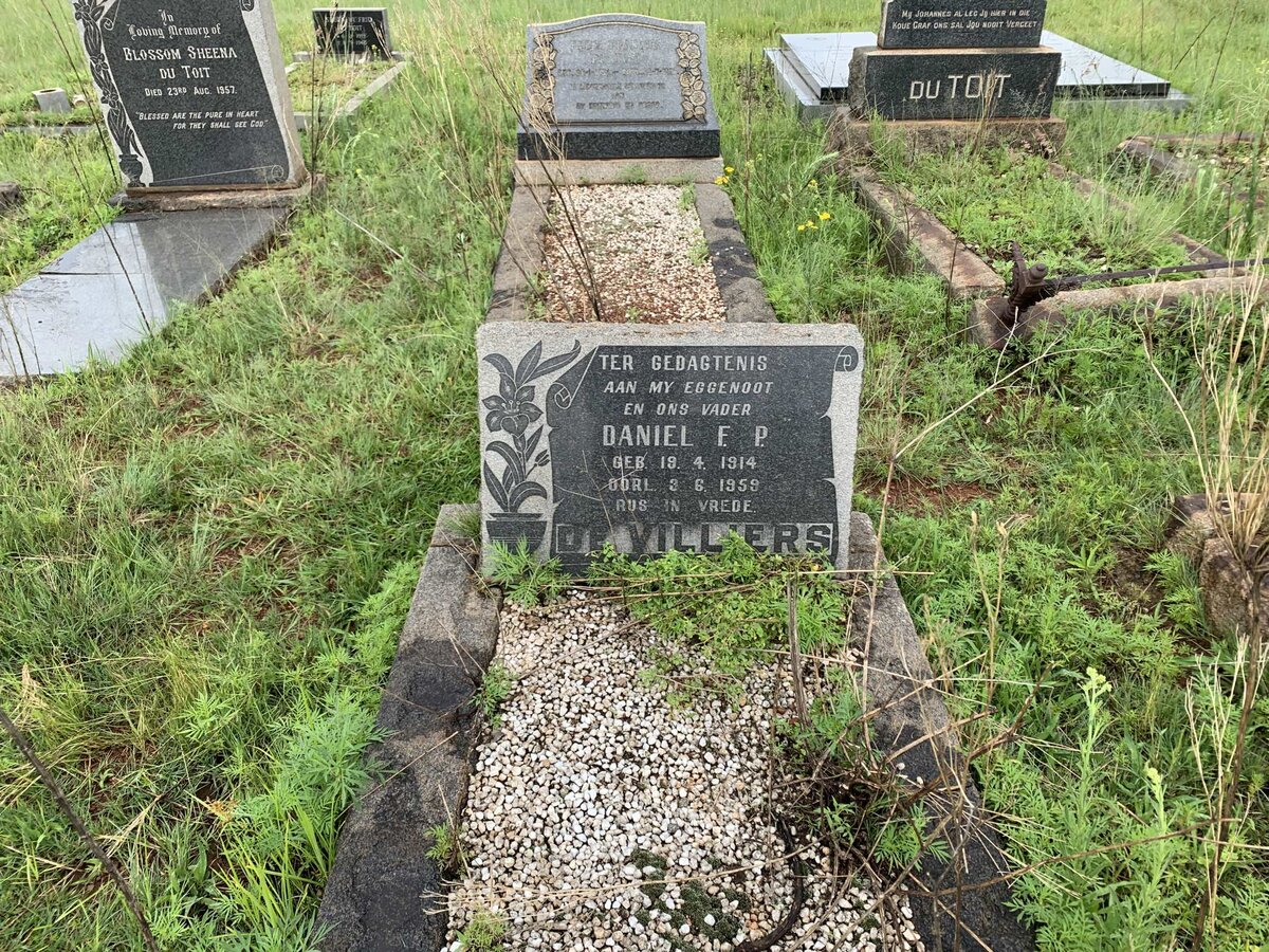 VILLIERS Daniel Francois Petrus, de 1914-1959