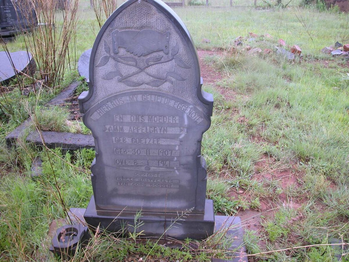 APPELGRYN A.M.M. 1907-1941