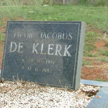 KLERK Jacob Jacobus, de 1919-1982