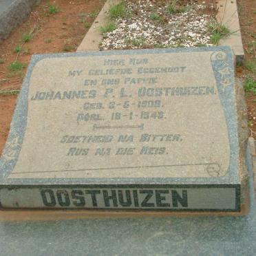 OOSTHUIZEN Johannes P.L. 1908-1949