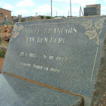 BERG Sarel Francois, van den 1883-1974