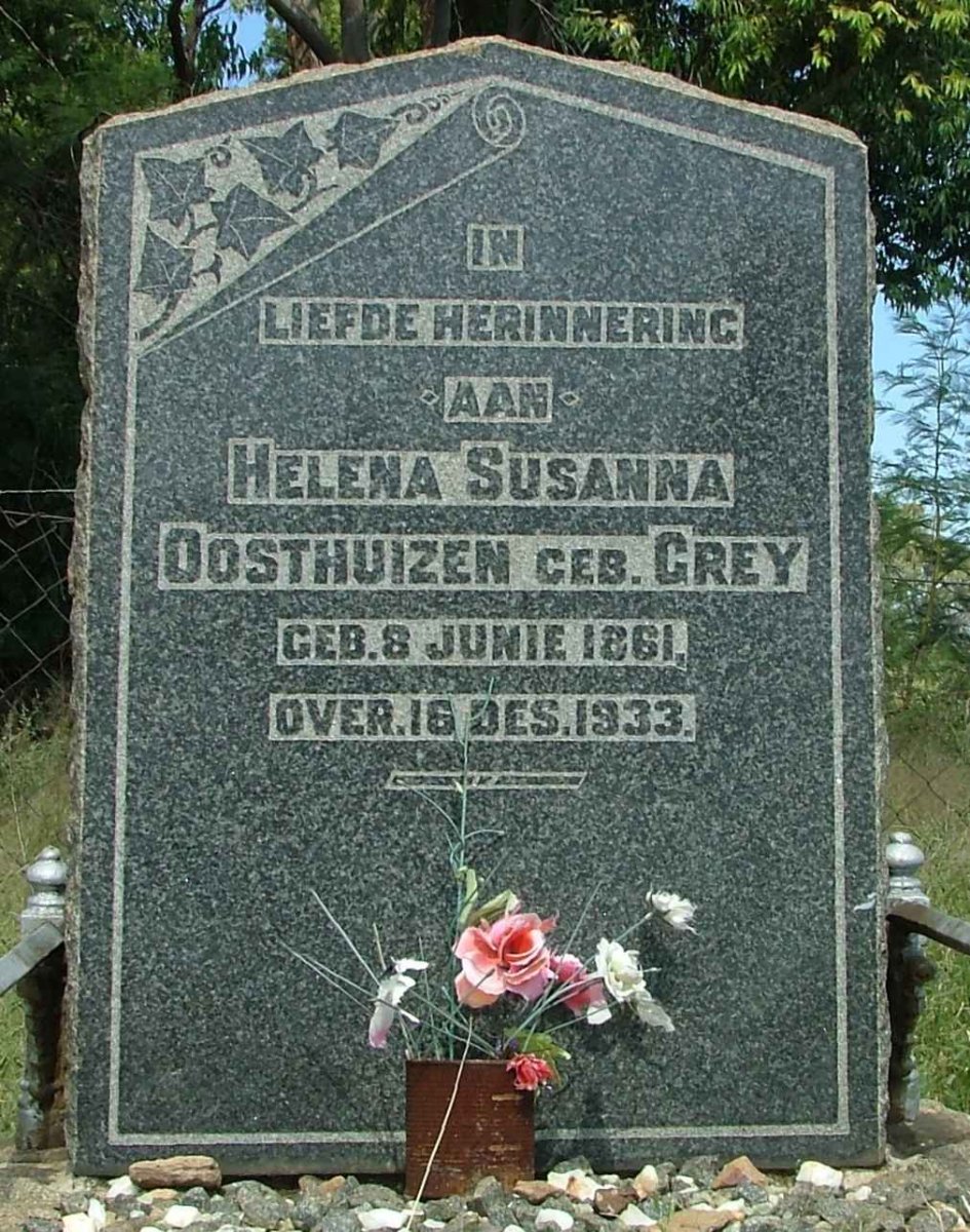 OOSTHUIZEN Helena Susanna nee GREY 1861-1933