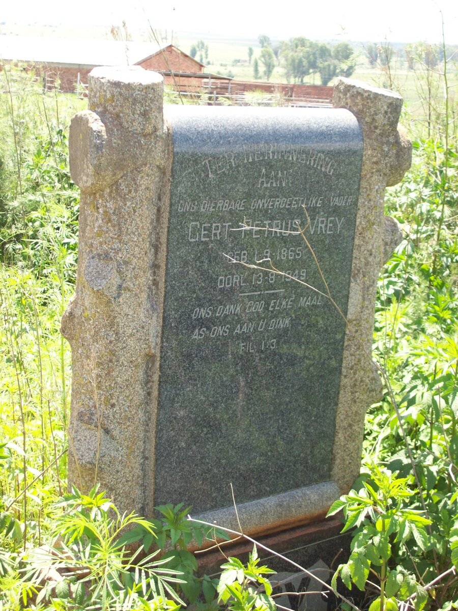 VREY Gert Petrus 1865-1949