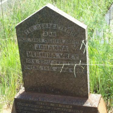 VREY Johanna Hermina 18?7-1919