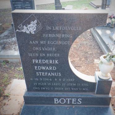 BOTES Frederik Edward Stefanus 1964-1987