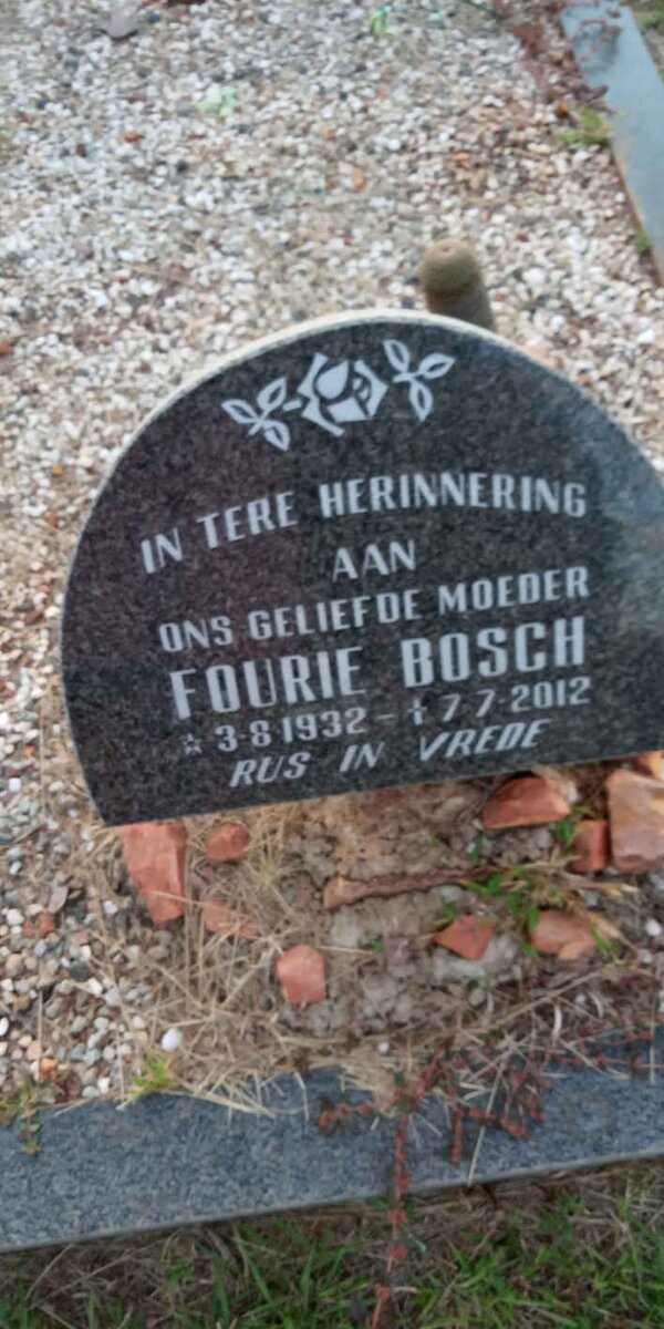 BOSCH Fourie 1932-2012