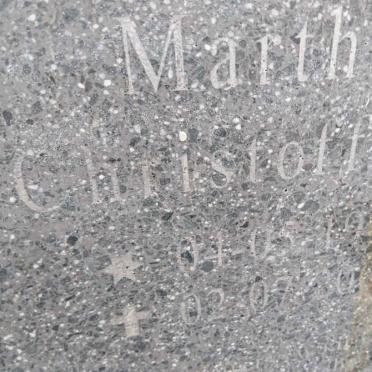 BOTHA Jacobus Marthinus 1947- &amp; Marthina Christoffelina 1945-2005