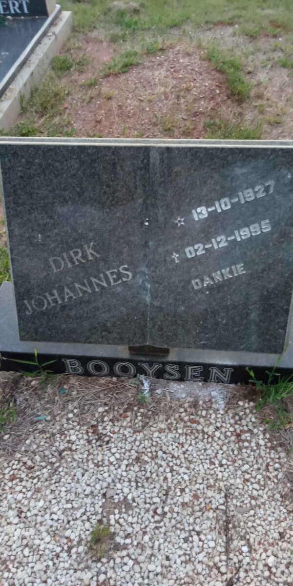 BOOYSEN Dirk Johannes 1927-1995