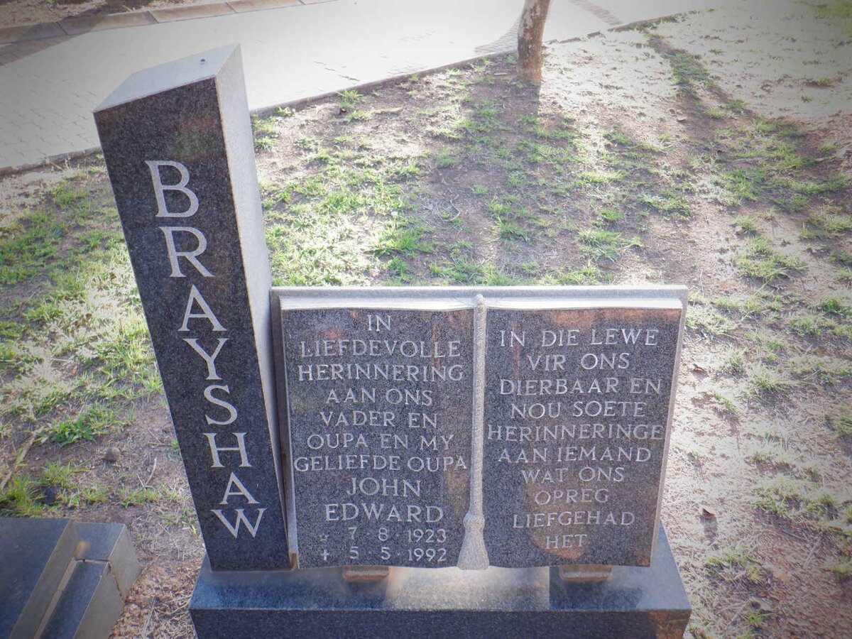 BRAYSHAW John Edward 1923-1992