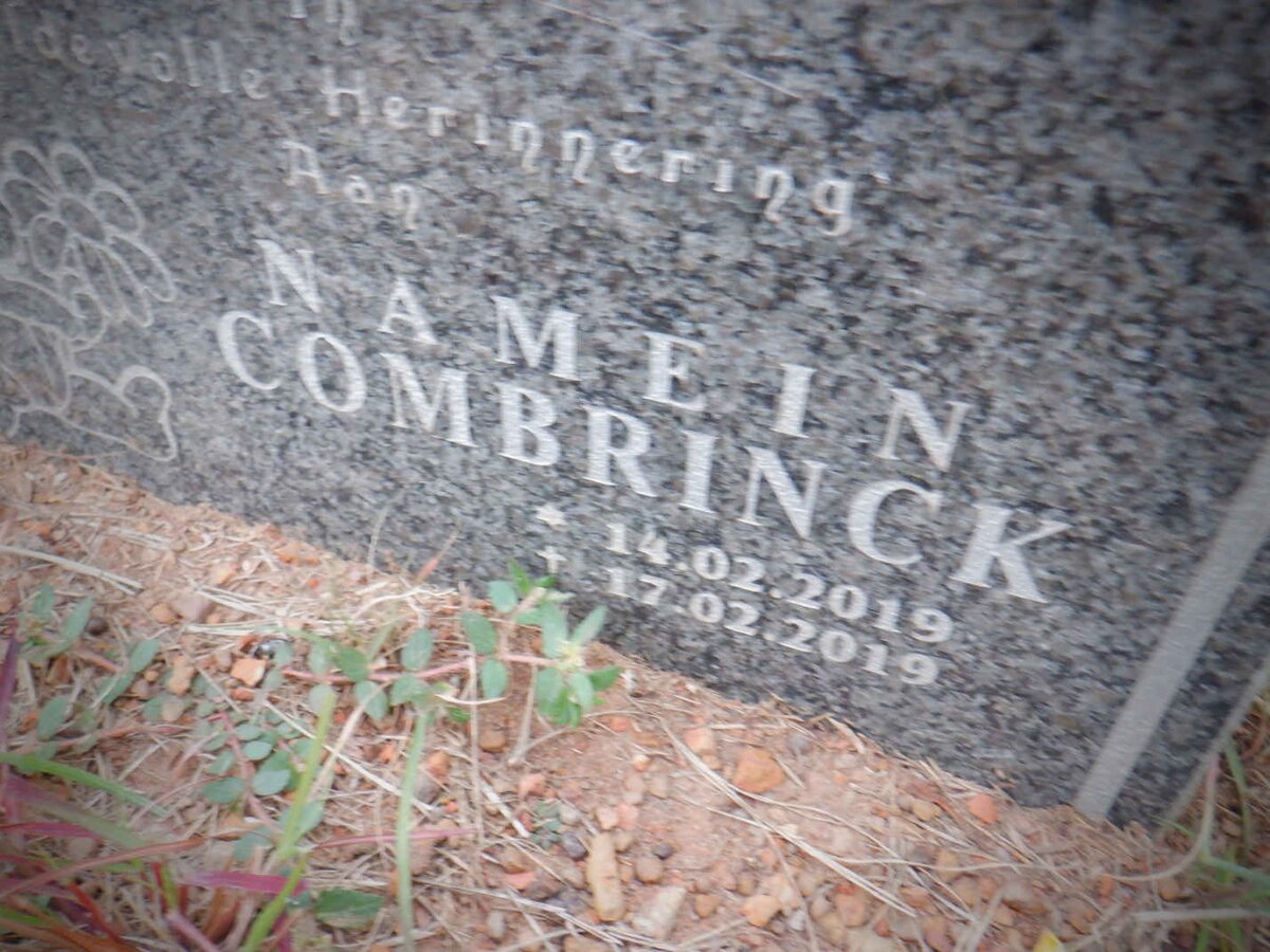 COMBRINCK Namein 2019-2019