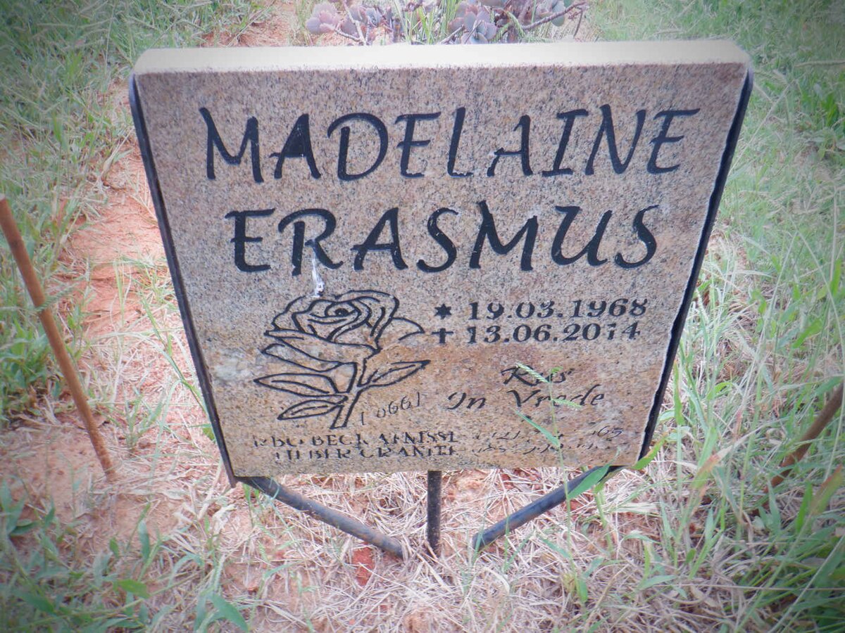 ERASMUS Madelaine 1968-2014