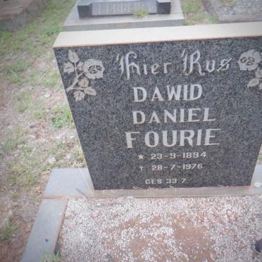 FOURIE Dawid Daniel 1894-1976