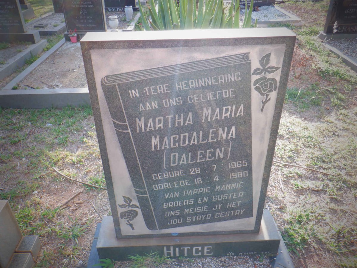 HITGE Martha Maria Magdalena 1965-1980