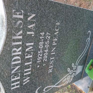 HENDRIKSE Willem Jan 1925-2004