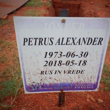 JONKER Petrus Alexander 1973-2018