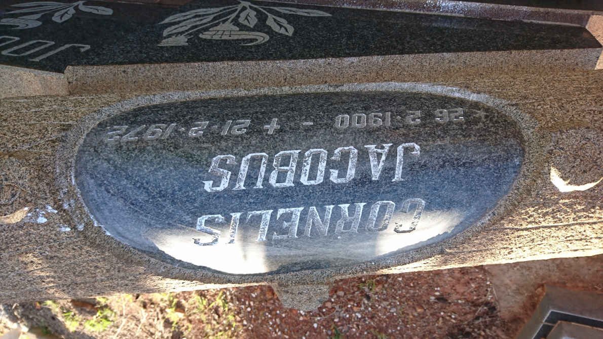 JOUBERT Cornelis Jacobus 1900-1972 &amp; Maria Magdalena 1906-1998